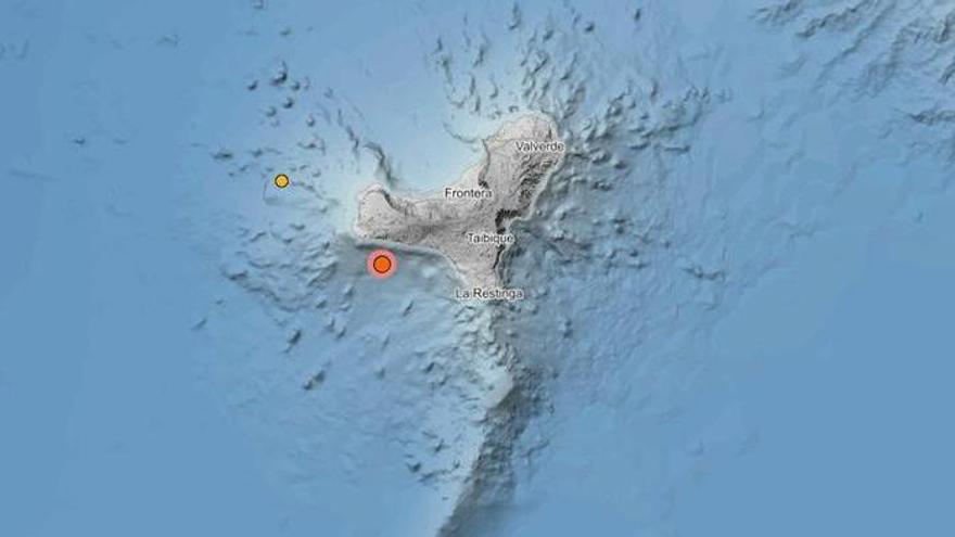 Un terremoto de magnitud 3,3 sacude el oeste de El Hierro