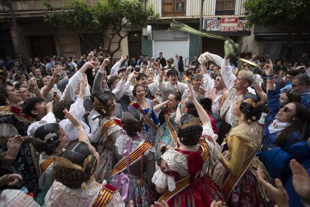 Explosión de júbilo en los premios a las mejores fallas de Sagunt