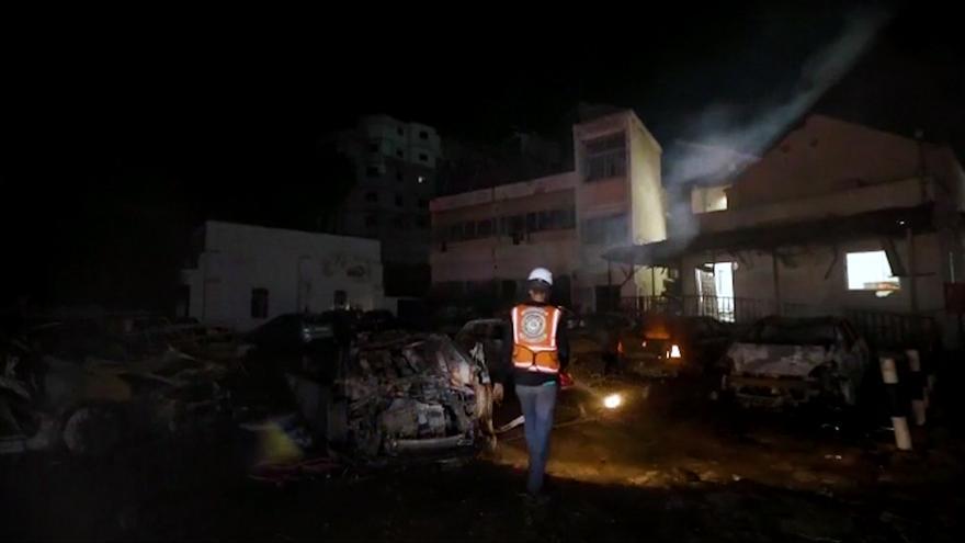 Al menos quinientas personas han muerto en el bombardeo contra el hospital Al-Ahli de Gaza