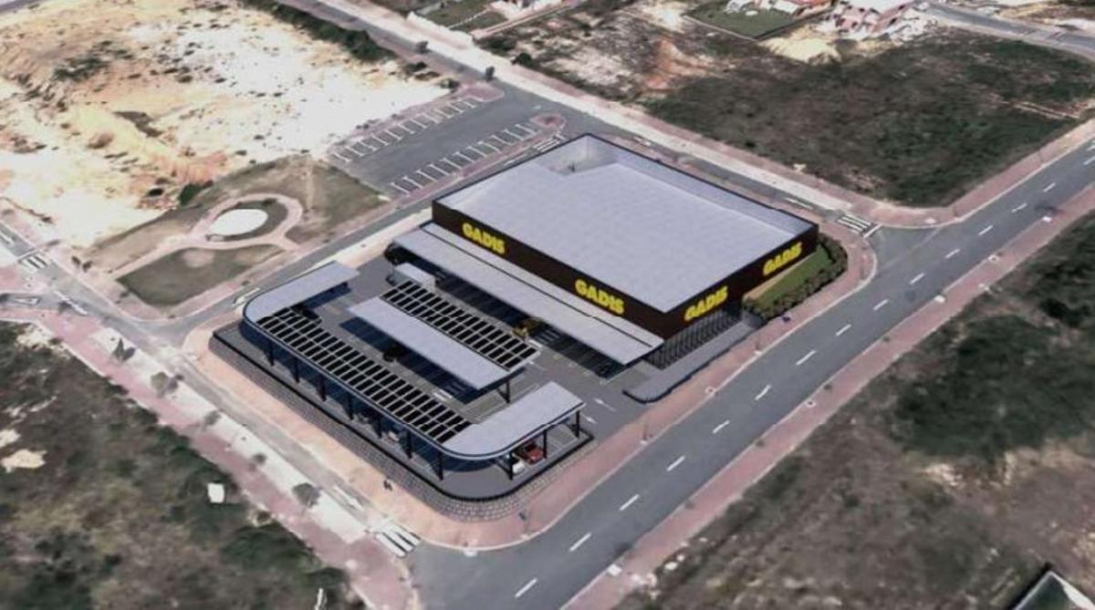 Recreación del supermercado de Costa Miño Golf