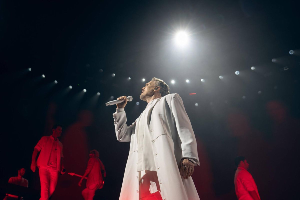 Concierto de Miguel Bosé en el Palau Sant Jordi