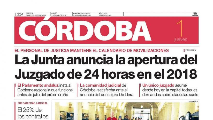 La portada de CÓRDOBA