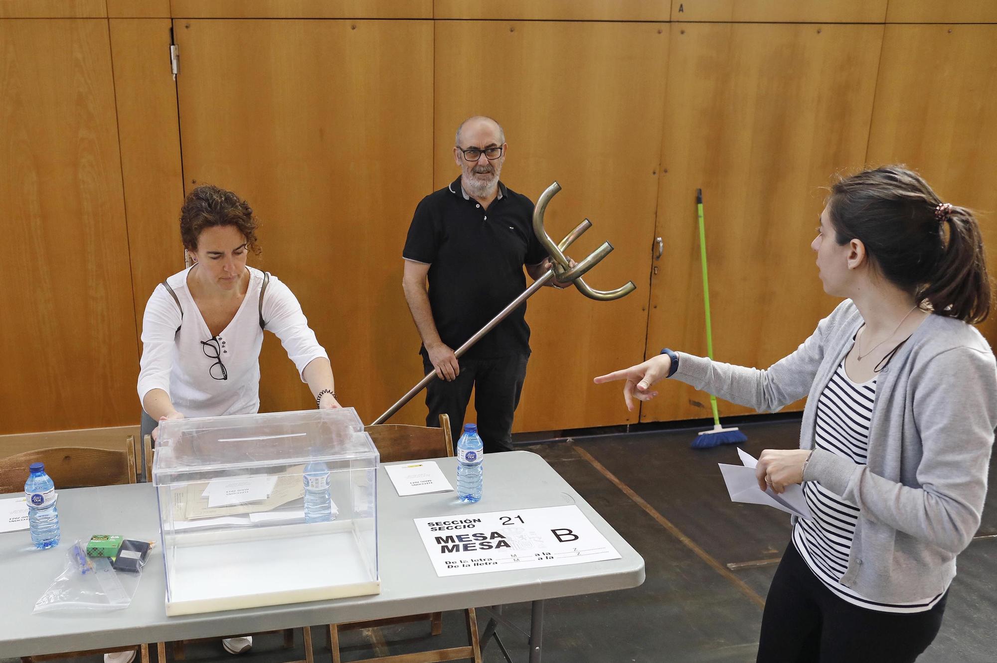 EN FOTOS | Girona enllesteix els preparatius per a les 28-M