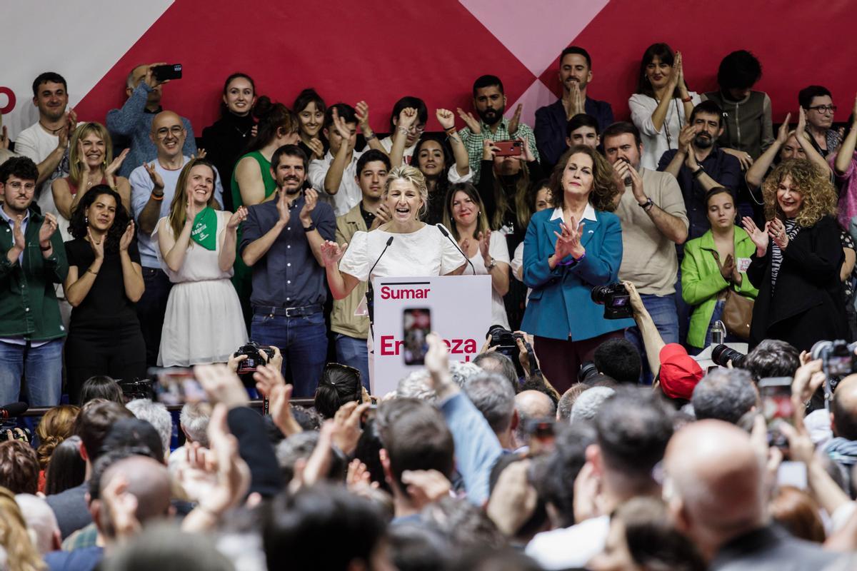 Yolanda Díaz lanza su candidatura con la plataforma Sumar