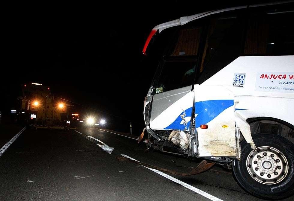 Accidente del autobús del TAU Castellón