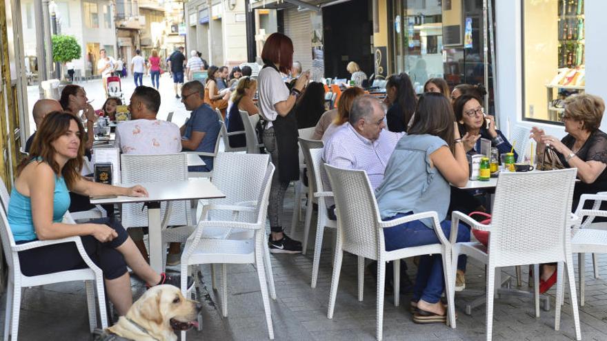 Las terrazas están viviendo una buena jornada