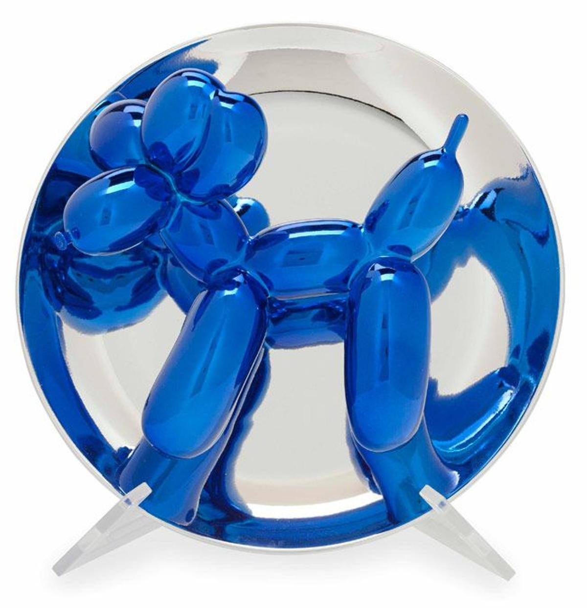 Plato 'Balloon Dog' de Jeff Koons