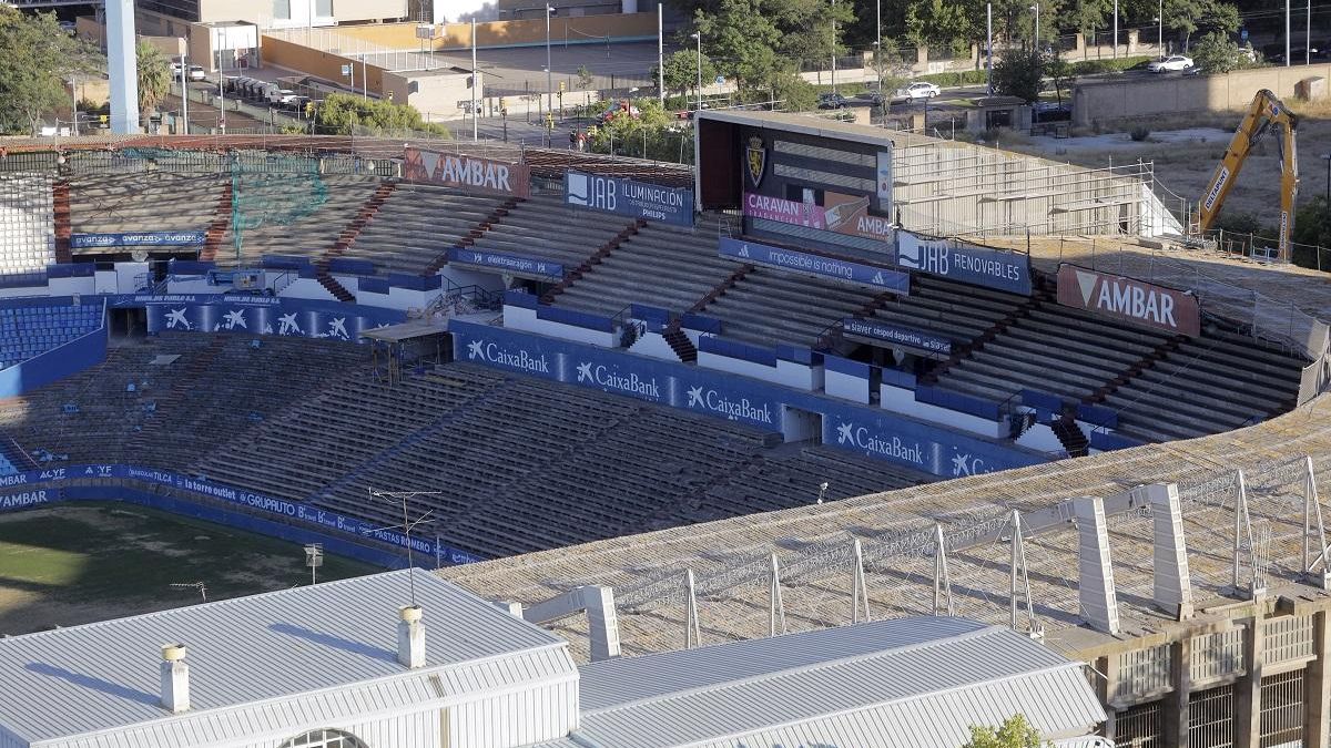 Panorámica de Gol Sur a pocos días de su demolición a mediados de julio del 2024