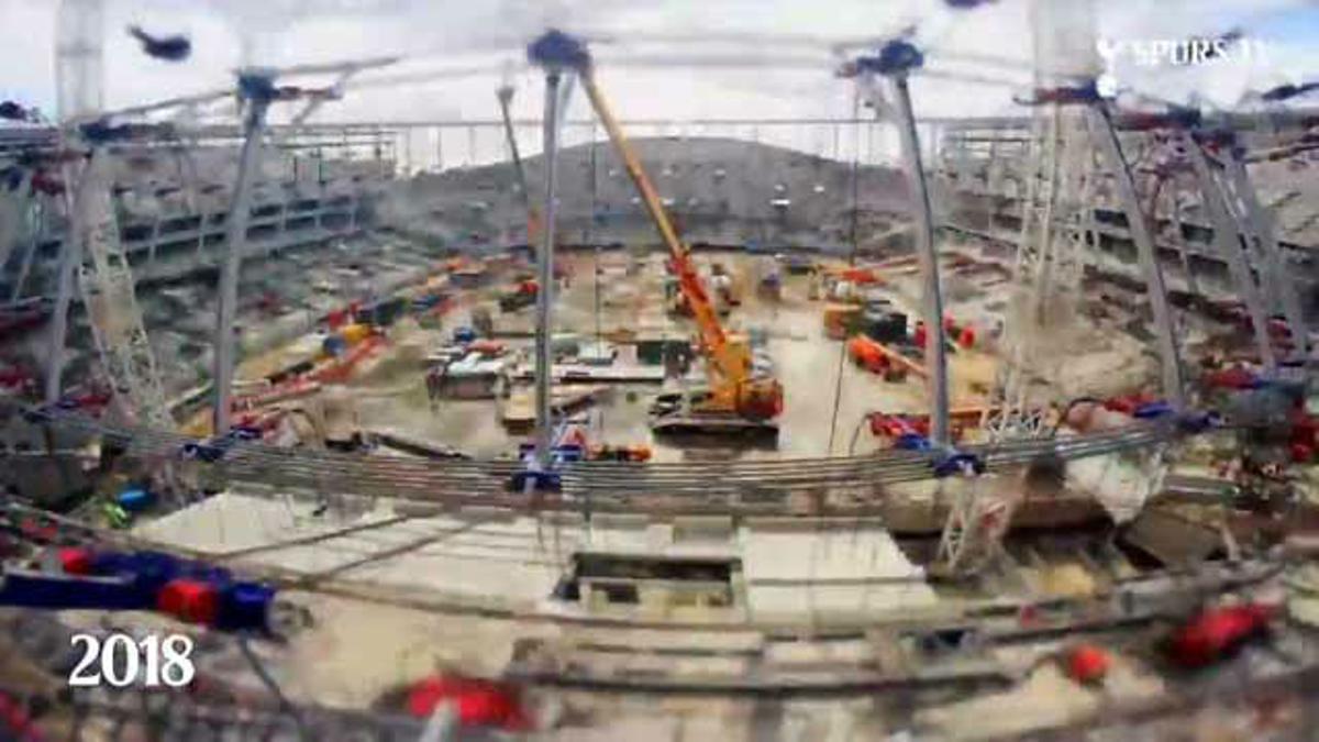 Así se construyó el nuevo estadio del Tottenham