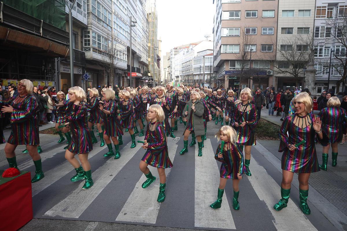 Imágenes del sábado de Carnaval en A Coruña