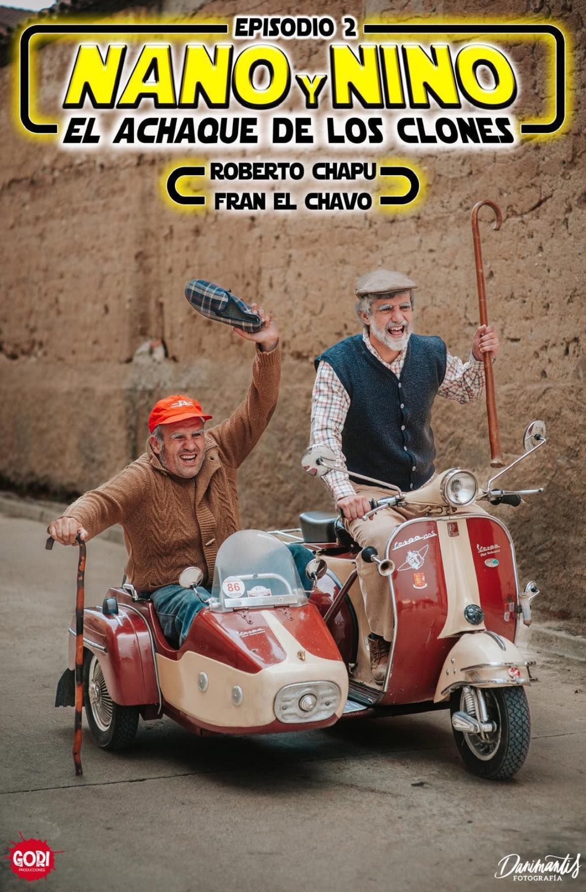 Cartel del espectáculo "Nano y Nino: El achaque de los clones", que se representará en el teatro Latorre.
