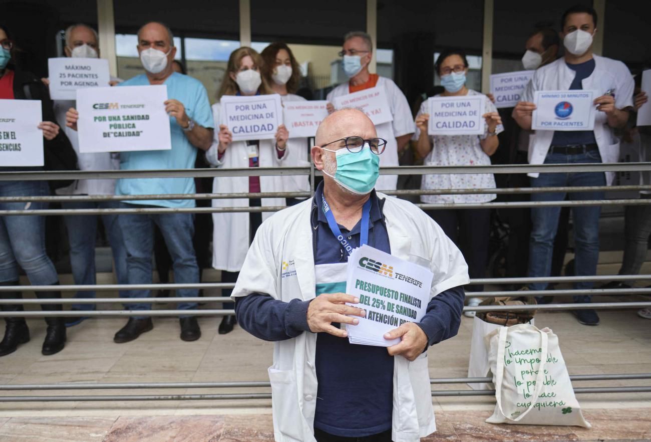 Concentración del Sindicato de Médicos