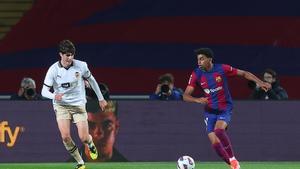 FC Barcelona - Valencia CF, el partido de la jornada 33 de LaLiga EA Sports, en imágenes.