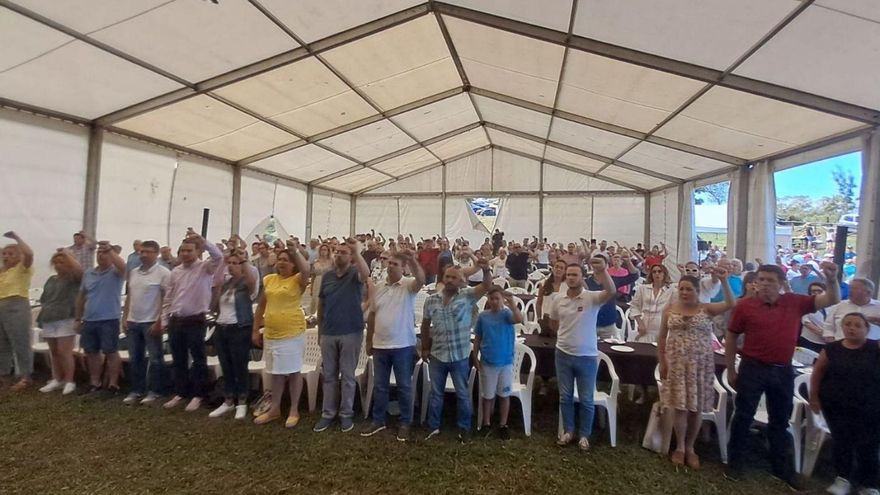 Barbón reivindica en la fiesta socialista de La Camperona la transformación de la Asturias industrial: &quot;Tenemos futuro&quot;
