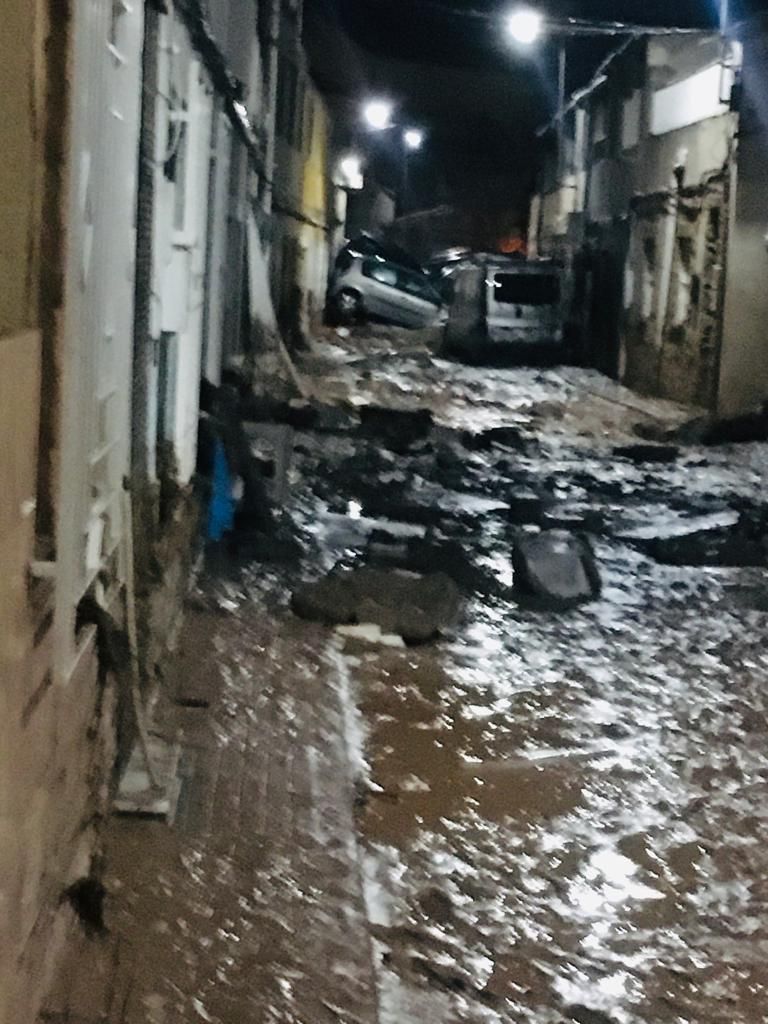 Las imágenes de los destrozos que deja el temporal en Murcia