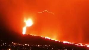 ¿En què consisteixen els llamps volcànics que s’han vist en l’erupció de La Palma?