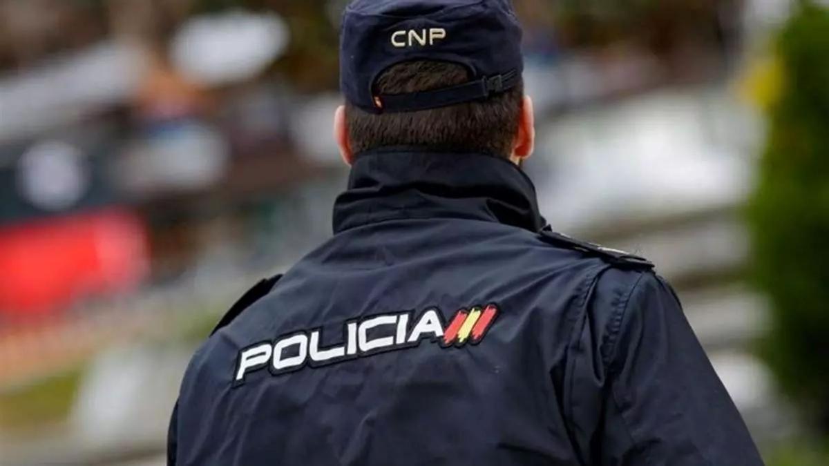 Un agente de la Policía Nacional.