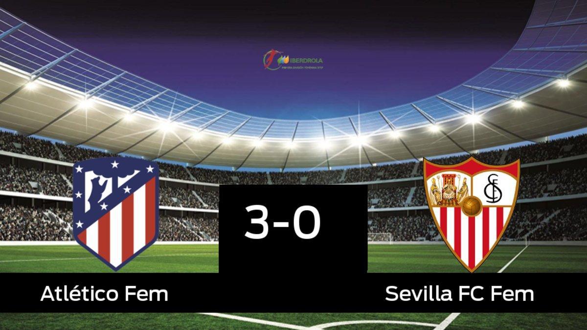 El Atlético de Madrid Femenino se queda los tres puntos al ganar al Sevilla