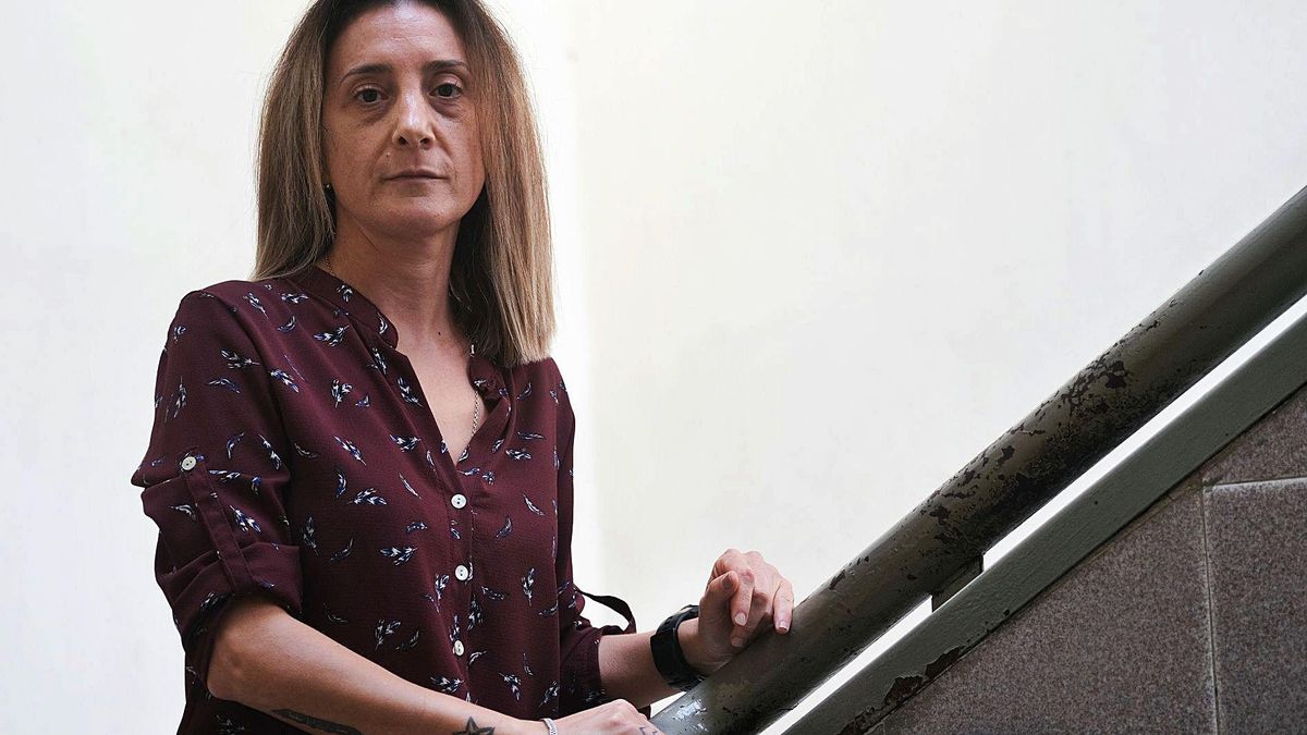 Penélope Martínez, horas antes de celebrarse el juicio por el asesinato de su hijo de acogida, cometido el 30 de agosto de 2017. |