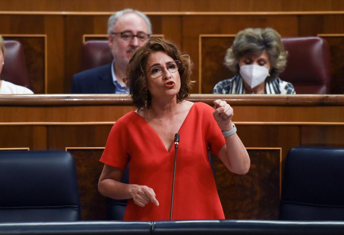 La ministra de Hacienda, María Jesús Montero.