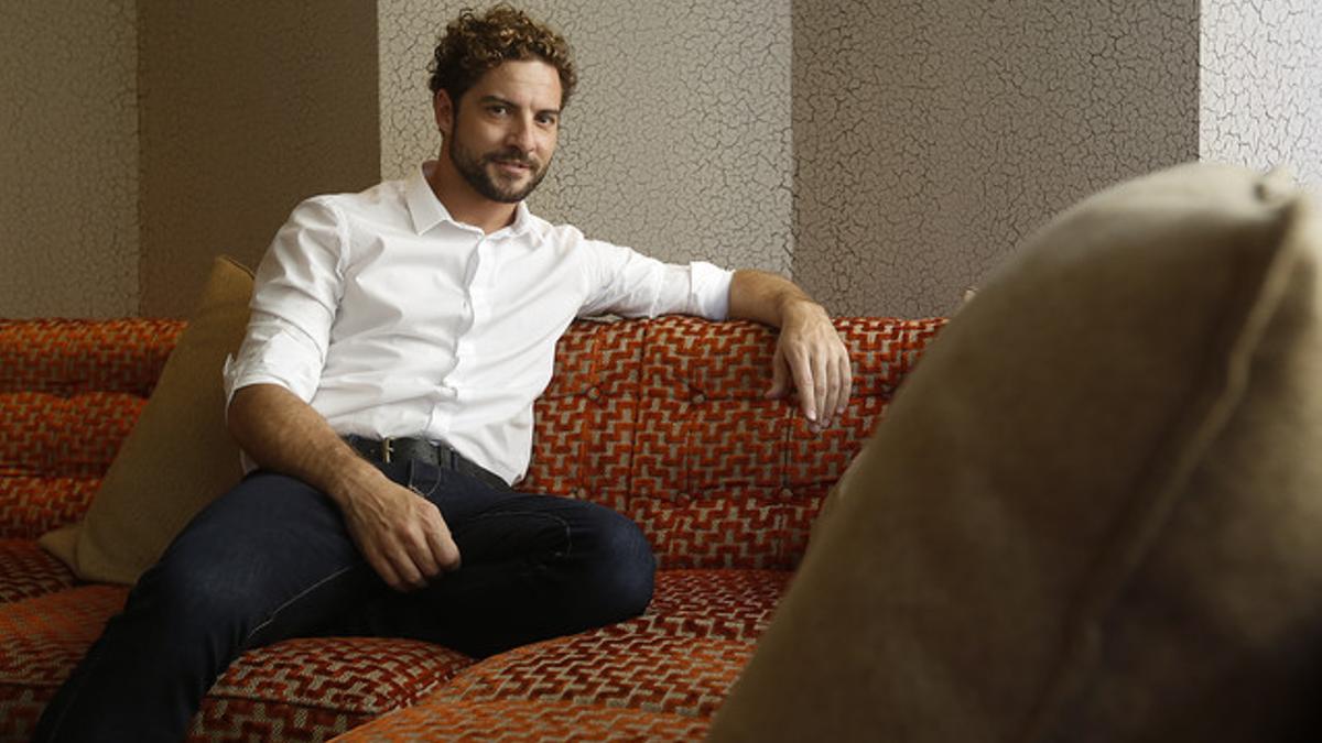 David Bisbal, en el hotel Presidente, en junio.