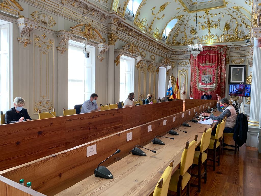 Pleno del Ayuntamiento de Las Palmas de Gran Canaria de este viernes, 29 de enero