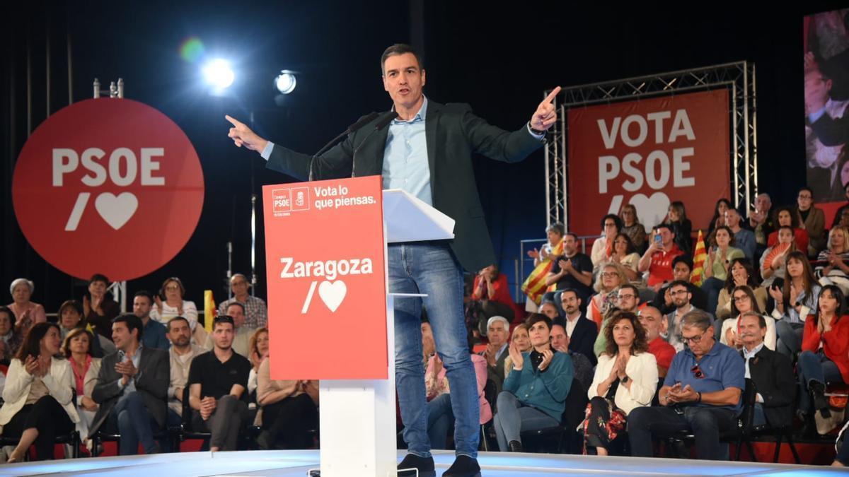 Pedro Sánchez a Saragossa: «Doblarem en 5 anys el nombre de vivendes protegides a Espanya»