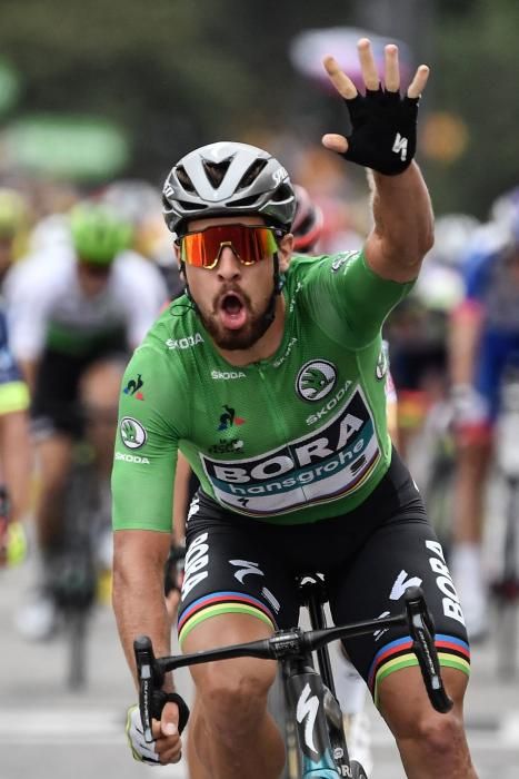 El ciclista eslovaco Peter Sagan (Bora-Hansgrohe) se ha impuesto este viernes en la decimotercera etapa del Tour de Francia, disputada entre Bourg d''Oisans y Valence sobre 169,5 kilómetros.