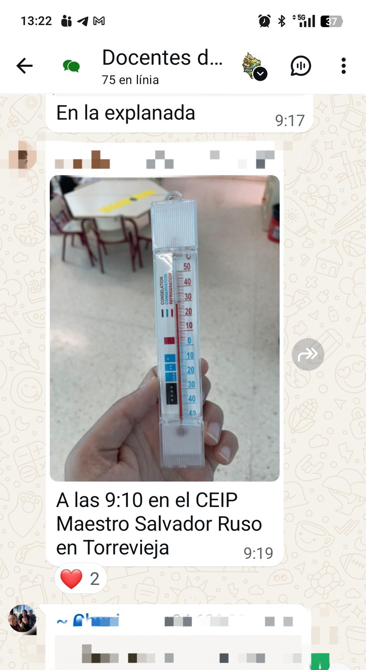 Alumnos y profesores cocidos en las aulas de la Vega Baja