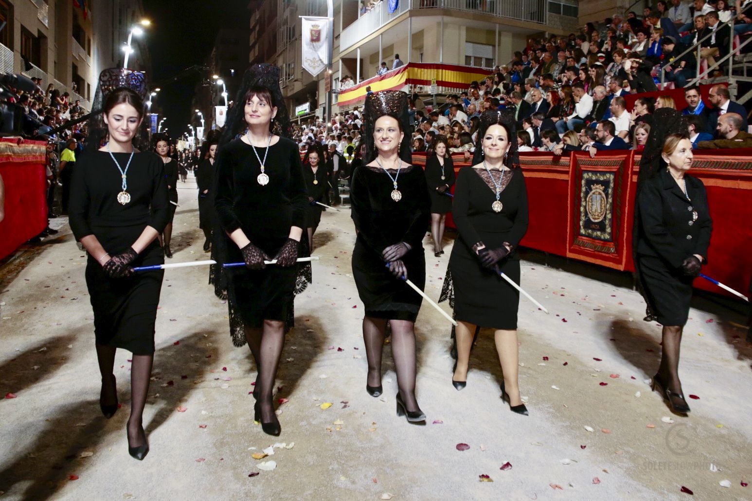 Procesión Viernes de Dolores en Lorca