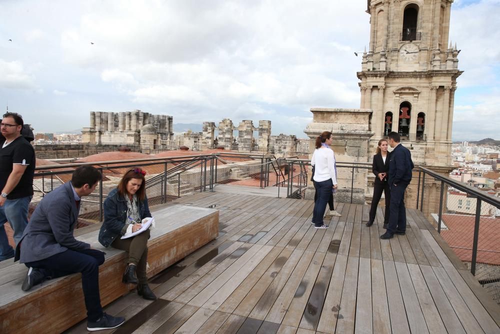 Vistas desde la cubierta de la Catedral de Málaga