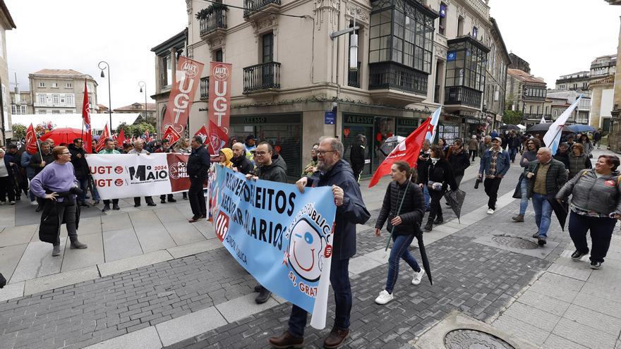 La división sindical vuelve a caracterizar un primero de mayo descafeinado en la ciudad
