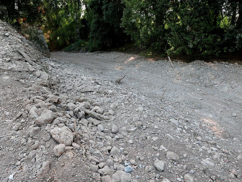 Alternativa per Pollença denuncia que el torrente de la Vall d'en March ha sido arrasado