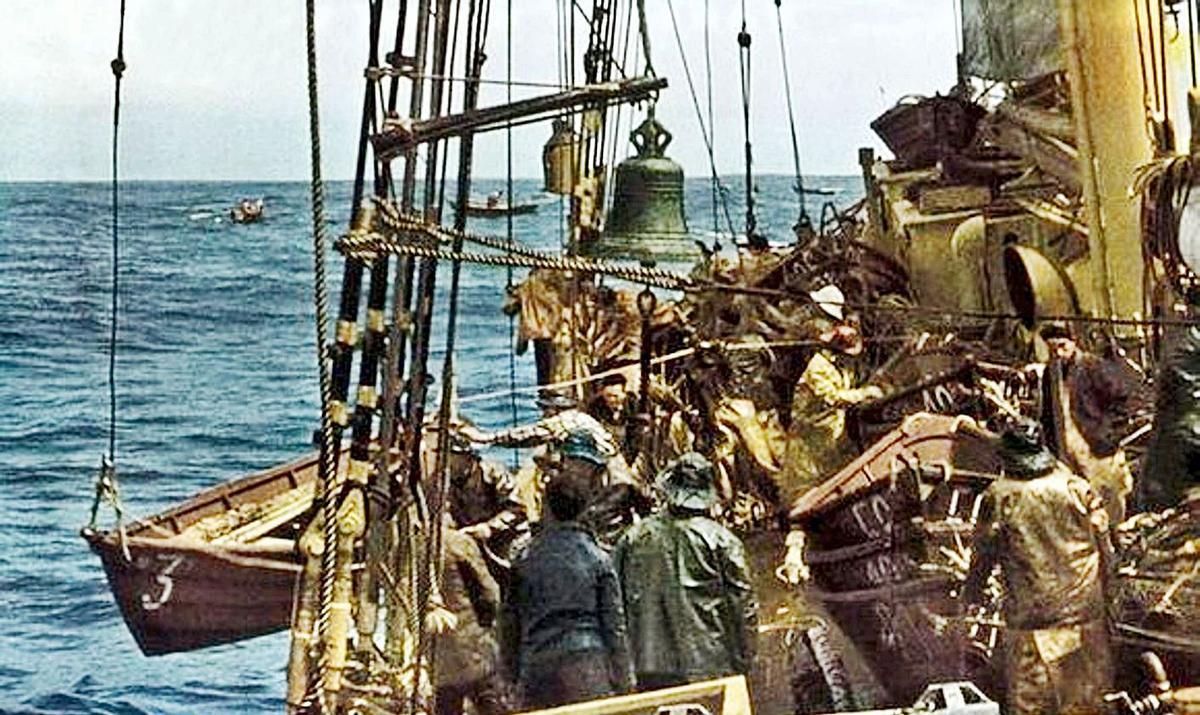 A pesca nos bacallaos de Terranova
