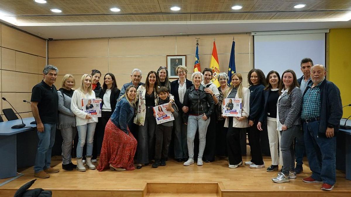 Presentació de la campaña contra la violencia de género en la Pobla de Farnals.