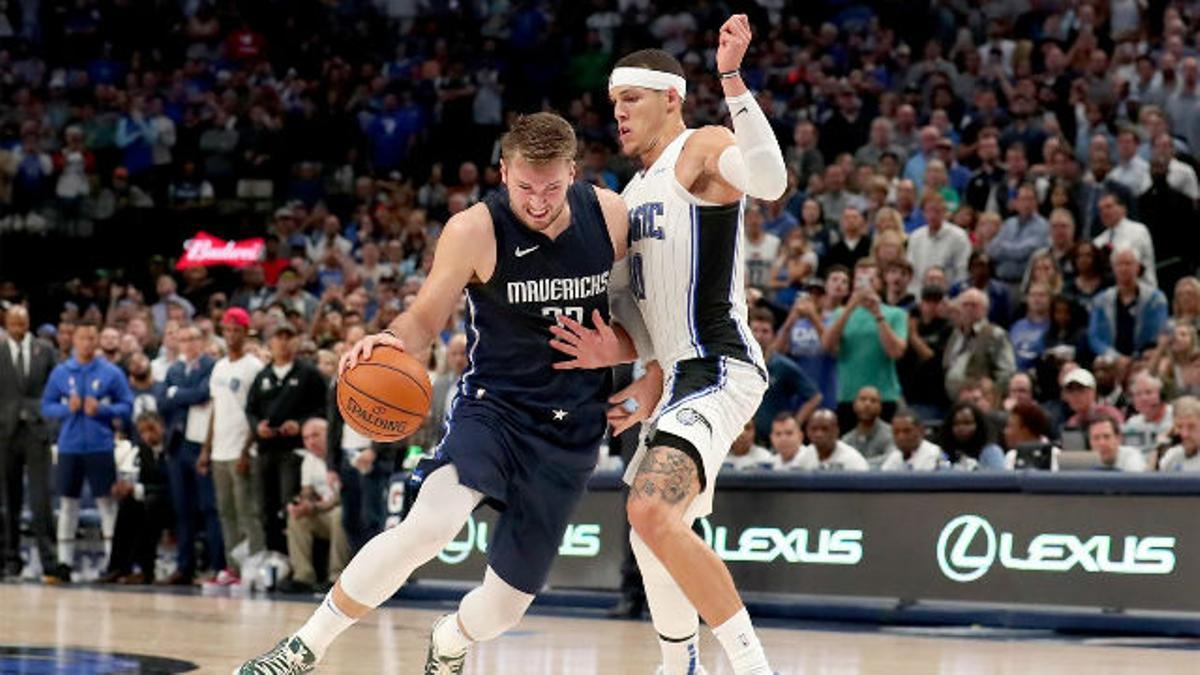 Doncic se luce en la victoria de Dallas ante los Magic