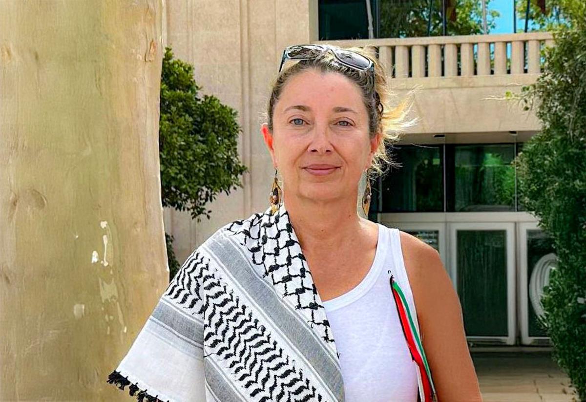 Reyes Rigo, activista y miembro de la Flotilla Global Sumud