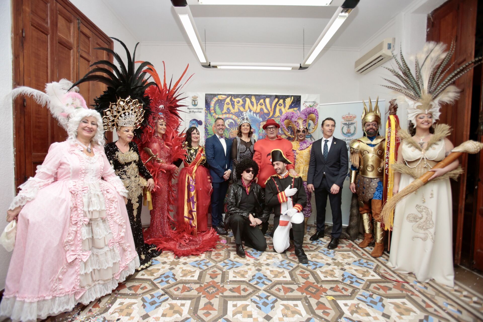 Batalla de Don Carnal y Doña Cuaresma, y pregón del Carnaval de Águilas en fotos