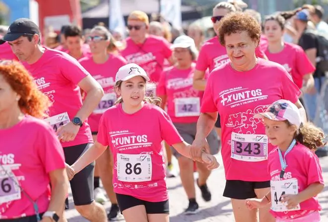 Una carrera en rosa contra la violencia de género