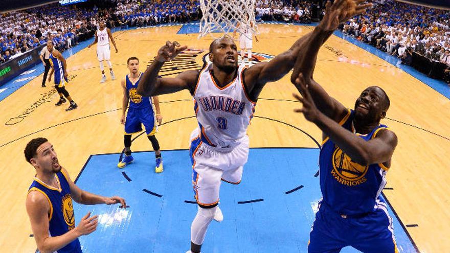 Oklahoma Thunder le da un revolcón a Golden State Warriors