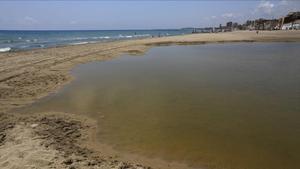 Una de las playas de El Vendrell. 