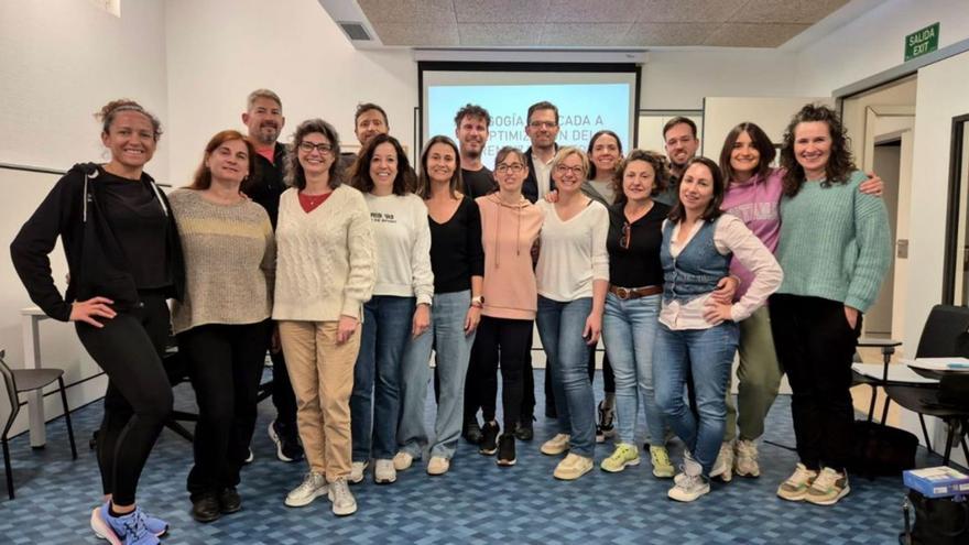 Fisioterapeutas participantes en las jornadas formativas impartidas desde el lunes en Eivissa. | ASEF