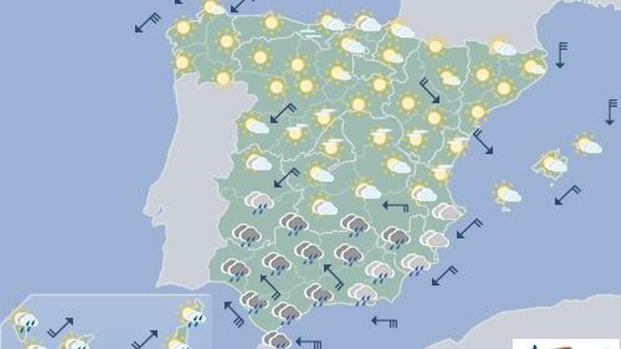 Posibilidad de lluvias en Canarias