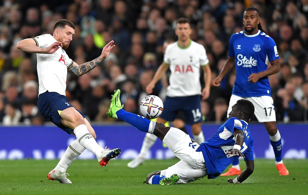 Idrissa Gueye, durante un partido con el Everton