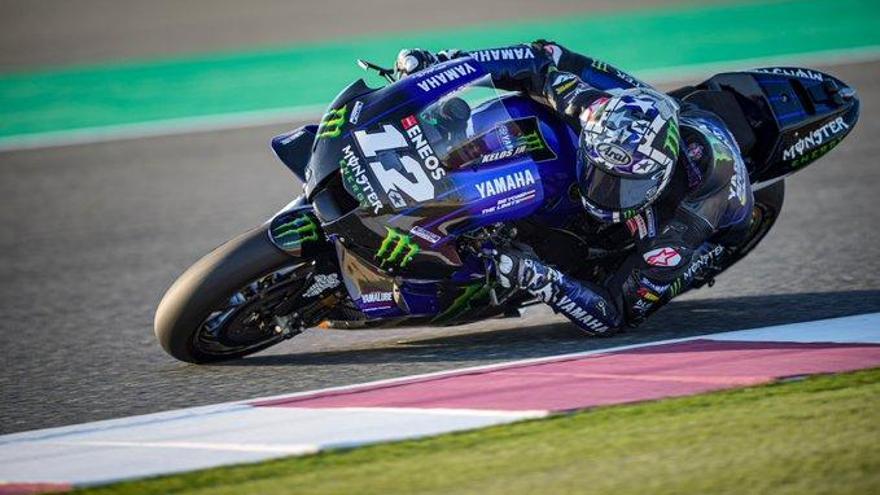 Maverick Viñales surt tercer a Doha amb Martín a la «pole»