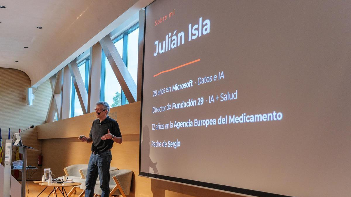 Julián Isla, uno de los referentes españoles en inteligencia artificial aplicada a la medicina, en Son Espases.