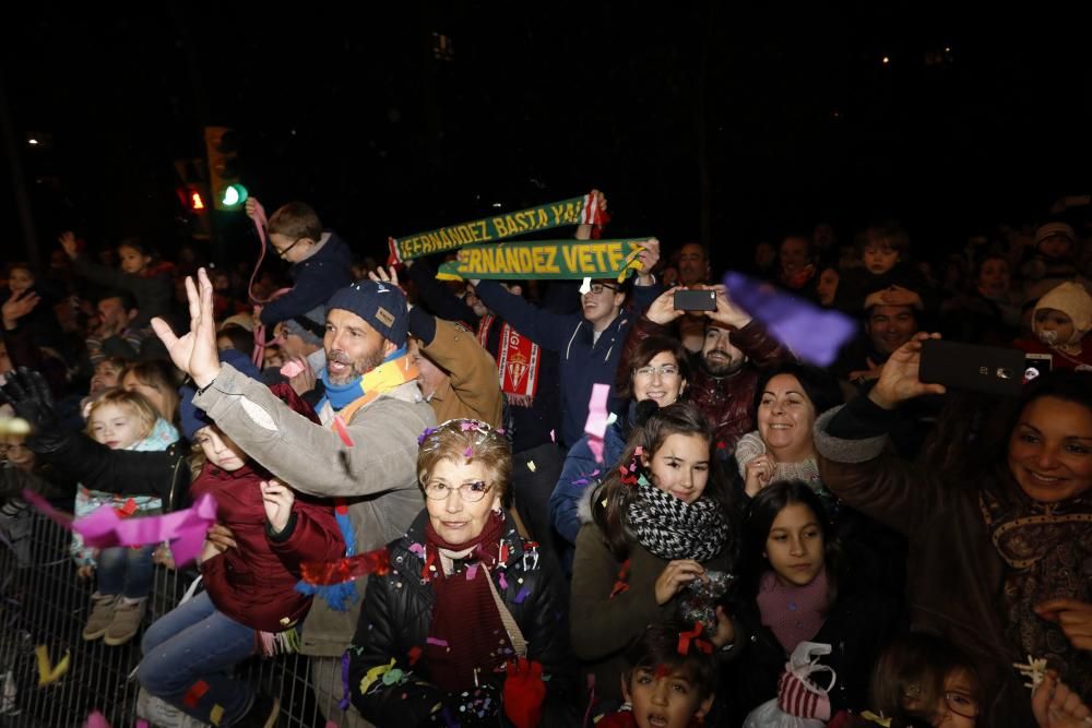 Cabalgata de Reyes 2019 en Gijón