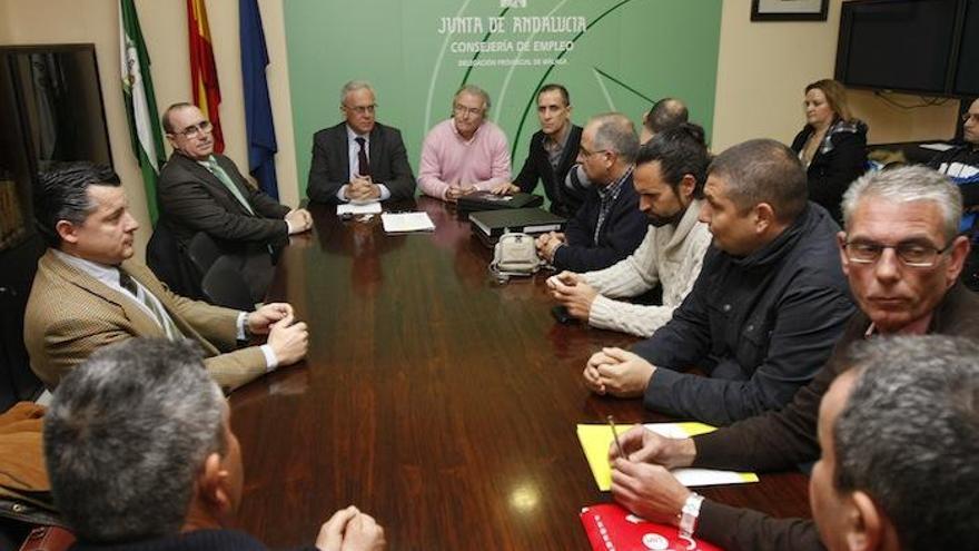 Una de las reuniones celebradas entre comité y empresa.