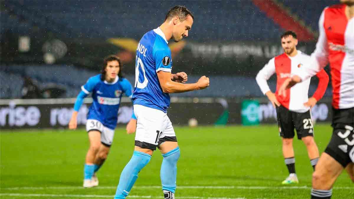 El hat-trick de Michael Liendl al Feyenoord