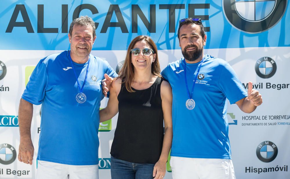 Gran fin de fiesta para el III Torneo de pádel BMW Alicante